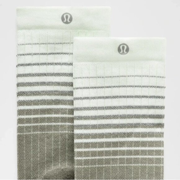 NWT Lululemon Unisex Power Stride Crew Socks *Reflective Size Large (ELIX/BALF) - Picture 15 of 16